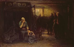 Verdriet (Uit de Duisternis naar het Licht), c.1871 door Jozef Israëls